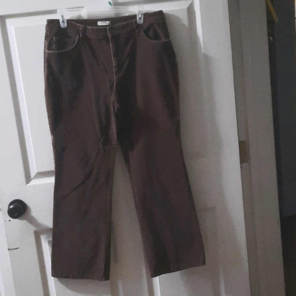 Brown Coduroy Pants